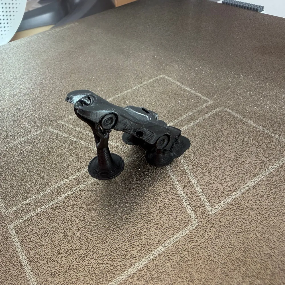 Batmobil en miniatura imprès en 3D