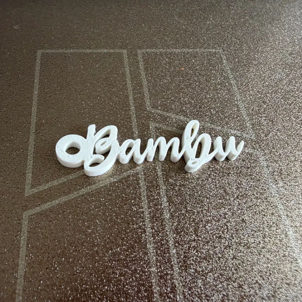 Clauer personalitzat imprès en 3D per a l'escola de dansa Bambú