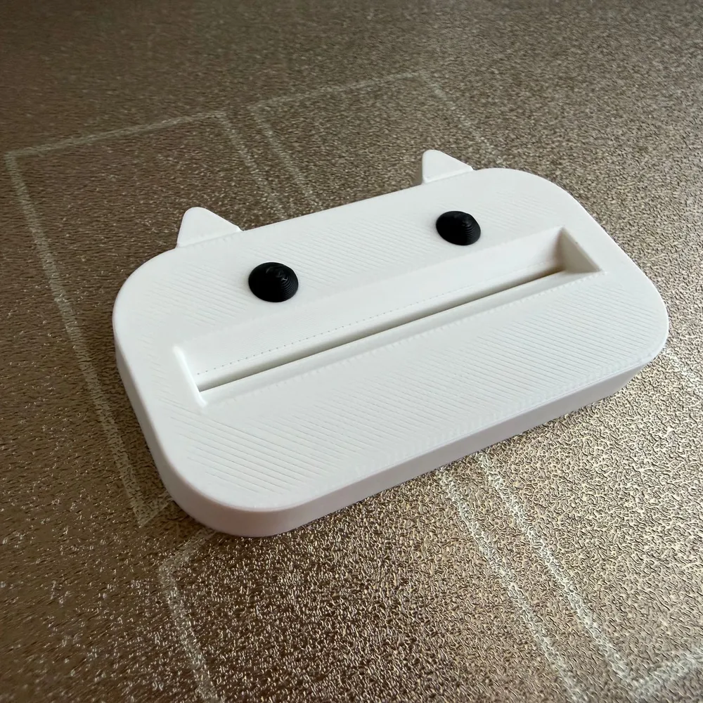 Exprimidor de pasta de dents amb forma de gat imprès en 3D